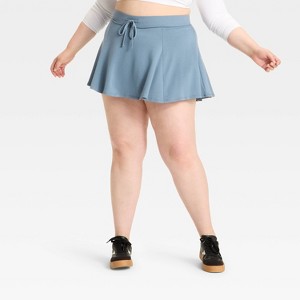 Women's French Terry Mini Skort - Wild Fable™ - 1 of 3