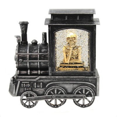 Roman, Inc Halloween Halloween Train Skeleton Swirl Roman, Inc  -  Water Globe