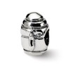 Black Bow Jewelry Sterling Silver Teapot Bead Charm - 2 of 4