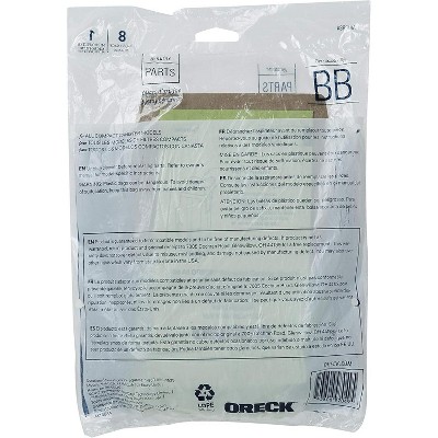 Oreck Buster B Canister Vacuum Bags - Thumbnail 3