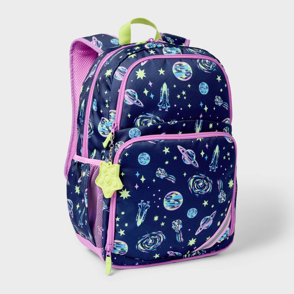 Photos - Travel Accessory Kids' Classic 17" Backpack Blue Space - Cat & Jack™️