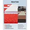VEVOR Softball Pitching Mat, 10x3 ft Baseball Pitching Rubber Mound, Antifade Turf and Antislip Foam Backing Portable Training Aid, Red - 4 of 4