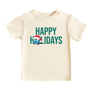 Leo the Truck Happy Holidays - Toddler Short Sleeve Graphic T-Shirt - 1 of 3
