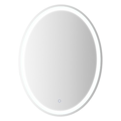 Dane Round Frameless Antifog LED Bathroom Vanity Mirror