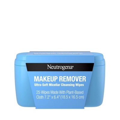 Neutrogena Facial Cleansing Makeup Remover Wipes with Vanity Case - 25ct