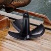 VEVOR River Anchor, 30 LBS Boat Anchor Cast Iron Black Vinyl-Coated, Marine Grade Mushroom Anchor for Boats Up To 30 ft - 2 of 4