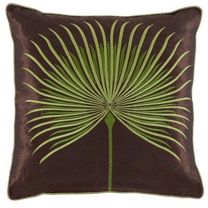 Leste Verte Pillow (Set of 2) - Green - 22"X22" - Safavieh - 1 of 4