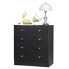 Resenkos 5 Drawer Dresser with Gold Handle, Nursery Dresser Chest Of Drawers Organizer, - 3 of 4