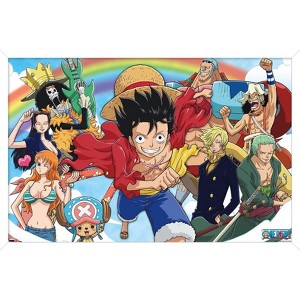 Trends International One Piece: Fishman Island - Crew Sky Framed Wall Poster Prints - 1 of 4