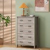 NicBex Modern Tall 5 Drawer Dresser with Metal Handles for Bedroom,Living Room - 2 of 4