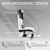 Mshliw Ergonomic Gaming Chair with Lumbar Support, Adjustable Recline, Height Adjustment, Memory Foam Headrest, Office Chair - 3 of 4