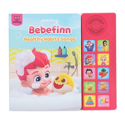 Pinkfong Bebefinn Healthy Habits Songs Sound Book (10 BTN)