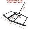 Coucheta Lawn Leveling Rake, Heavy Duty Ground Leveler with Long Stainless Steel Handle, Lawn Leveler Garden Leveler for Yard, Backyard, Dirt Ground - 3 of 4