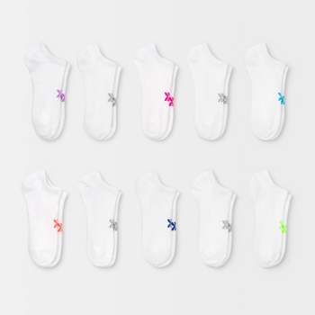 Women's Lightweight 10pk No Show Athletic Socks - All In Motion™ 4-10