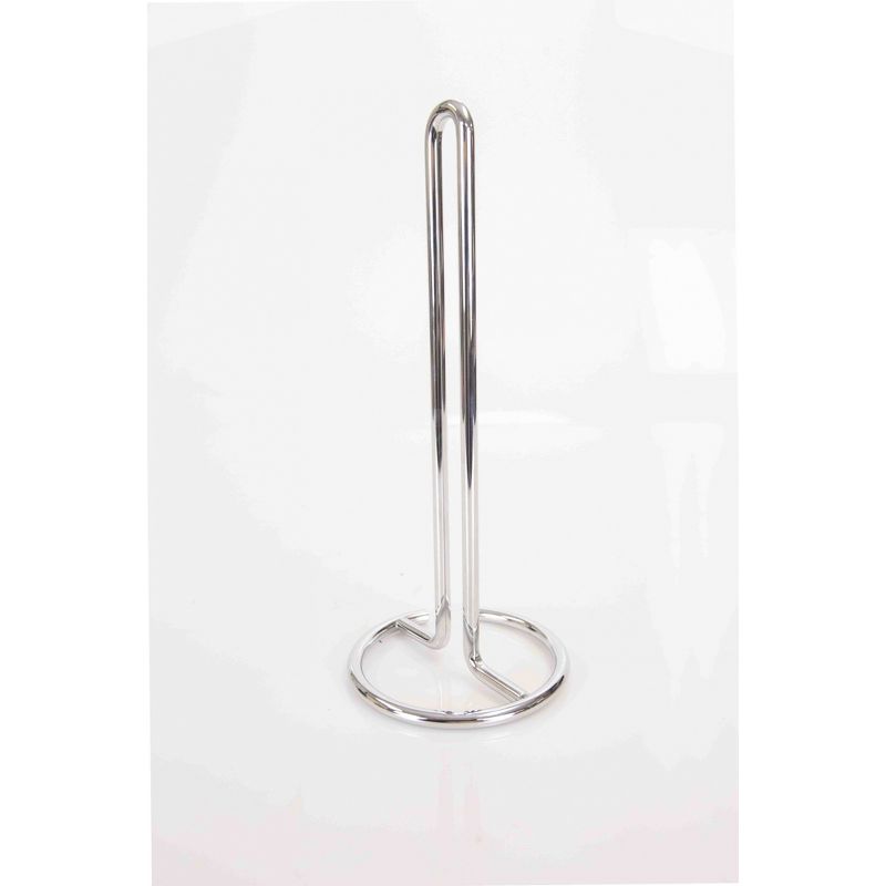 Home Basics Simplicity Collection Free-Standing Paper Towel Holder, Chrome, 3 of 6