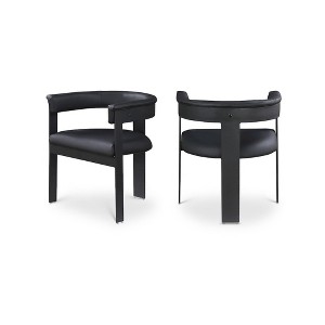 Meridian Furniture,Romeo Vegan Leather Dining Chair, Set of 2 - 1 of 4