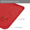 Kumasinova 22" x 14" Waterproof Pet Feeding Mat for Cat Dog Water Bowl with BPA Free Dogs Cats Food Mats Prevent Spill - 4 of 4
