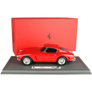 1960 Ferrari 250 SWB (Short Wheel Base) Red with DISPLAY CASE Limited Edition to 36 pieces Worldwide 1/18 Model Car by BBR - 1 of 4