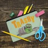 Sesame Street Trashy Oscar The Grouch Makeup Cosmetic Bag Organizer Pouch - 2 of 4