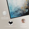 Art Remedy Blue Sea of Punta Cana Blue Abstract Wall Art Framed - 4 of 4