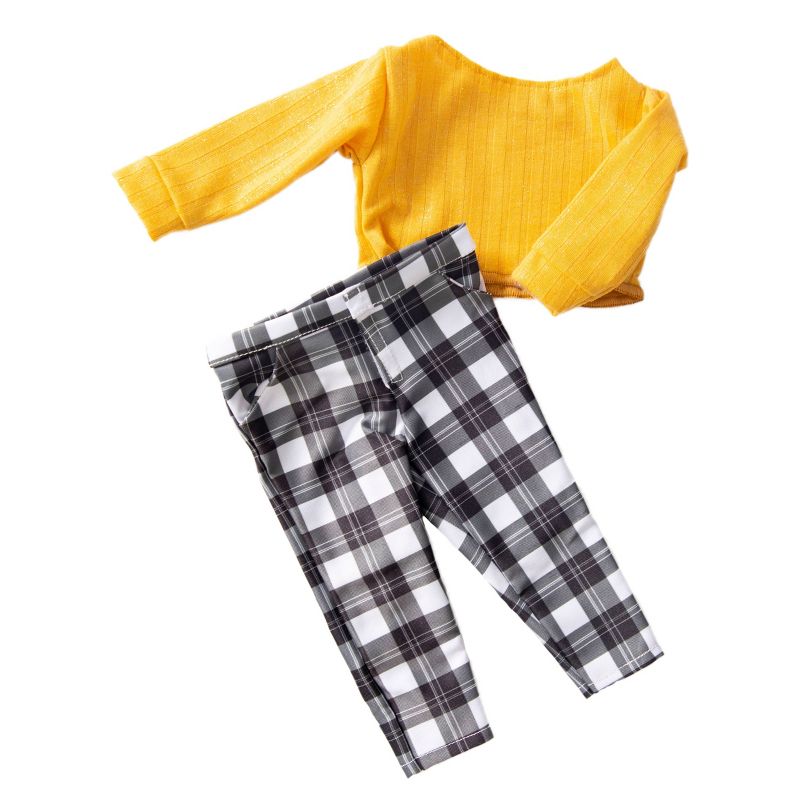 Healthy Roots Fall Plaid Outfit for Dolls, 2 of 5