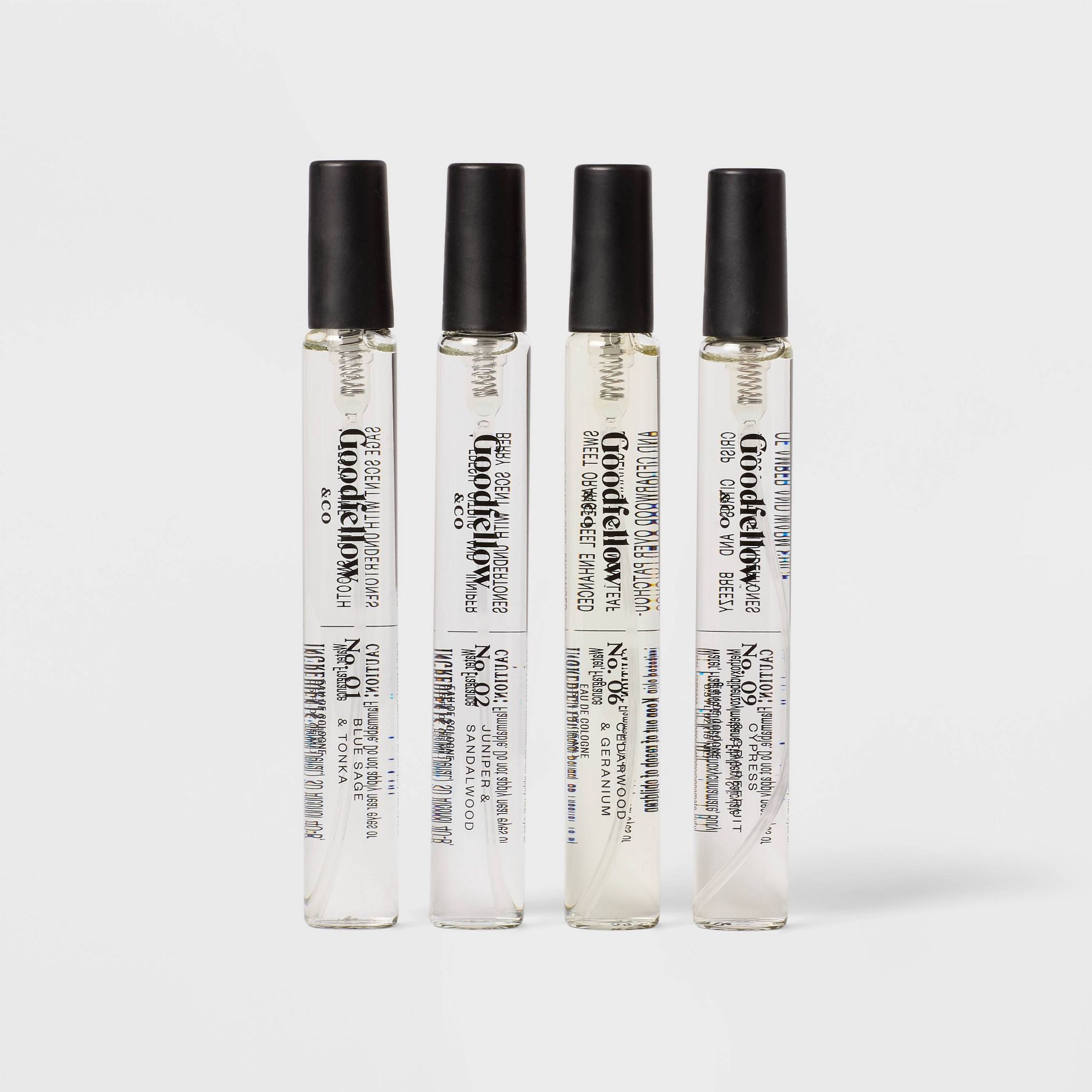 Men's Cologne Sampler Set - Trial Size - 0.5 fl oz/4ct - Goodfellow & Co™