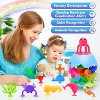 27-Piece Suction Cup Bath Toys Set, Mold-Free Sensory Play for Kids Ages 3-8 - 4 of 4