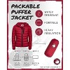 Canada Weather Gear Girls Puffer Jacket - Lightweight Packable Bubble Coat Water Resistant Outerwear Jackets for Girls (7-16) - 3 of 4