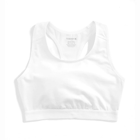 Tomboyx Racerback Bra, Cotton Comfort Wireless X= White Xxx Small : Target