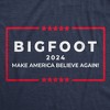 Mens Bigfoot 2024 Funny T Shirts Sarcastic Sasquatch Graphic Tee For Men - Crazy Dog Men's T Shirt - image 2 of 4