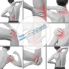 Unique Bargains Multiple Trigger Points Neck Shoulder PP TPE Handheld Back Massager Blue 1 Pcs - 2 of 4