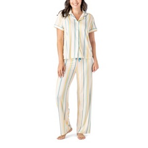 Hello Mello Women's Signature Lounge Top and Pants, 2-Piece Pajama Set - 1 of 4
