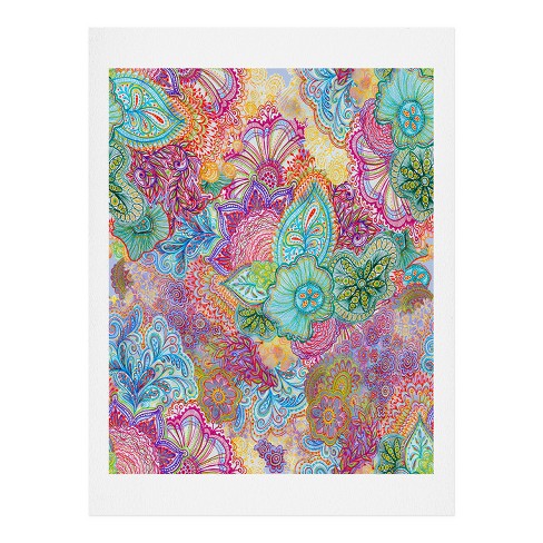 Deny Designs Stephanie Corfee Flourish Allover Art Print 8" x 10": Matte Finish, Botanical Theme, Unframed Paper - image 1 of 1