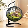 Gulches Green Pet Bed - Indoor/Outdoor Cat Swing with Rattan Style - 2 of 4