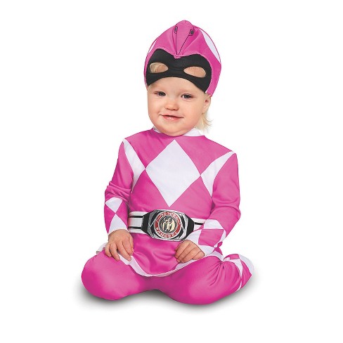 Girl's Deluxe Mighty Morphin Pink Power Ranger Costume