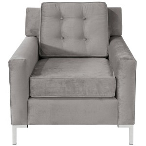 Henry Arm Chair Mystere Gladiator Gray - Cloth & Co