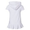 Sportoli Beach Coverups for Girls Swimsuit Cover Up Cotton Terry Hood Swim Robe Swimwear - 2 of 3