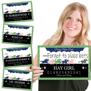 Big Dot of Happiness Kentucky Horse Derby - Horse Race Party Mug Shots - Photo Booth Props Kit - 20 Count - 1 of 4