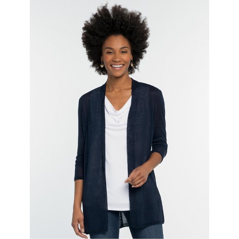 NIC+ZOE womens Nic+zoe 4 Way Lightweight Cardy cardigan sweaters