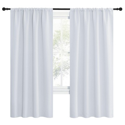 NICETOWN Blackout Curtains Rod Pocket Thermal Insulated Privacy Drapes 2 Panels