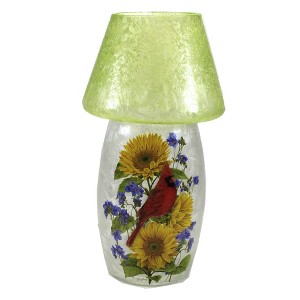 Stony Creek 10.5 Inch Songbird Pre-Lit Vase W/.Shade Flowers Spring Novelty Sculpture Lights - 1 of 3