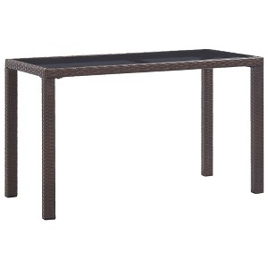 vidaXL Outdoor Dining Table Brown - 1 of 4