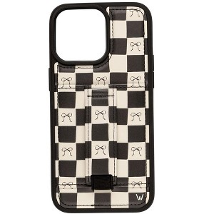 Walli Cases Bow Noir Phone Case with Wallet and Finger Strap - 1 of 4