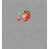 Strawberry And Cherry Fruit Adult Crew Neck Short Sleeve Tee - 2 of 3