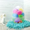 Cornucopia Brands Jumbo Plastic Easter Eggs (4pk, 10in); Giant Clear Egg-Shaped Buckets w/ Handles - image 4 of 4