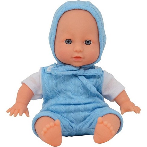 The New York Doll Collection 12 inch Realistic Baby Doll Blue