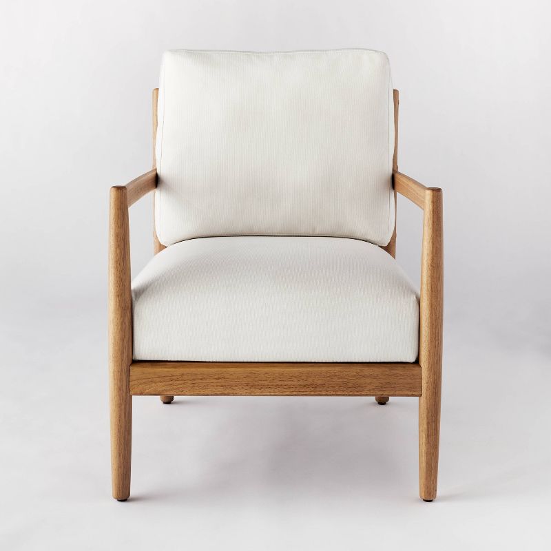 Park Valley Ladder Back Wood Arm Accent Chair - Threshold™ designed with Studio McGee, 4 of 13