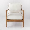 Park Valley Ladder Back Wood Arm Accent Chair - Threshold™ designed with Studio McGee - image 3 of 4