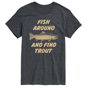 Men's - Instant Message - Fish Around Short Sleeve Graphic T-Shirt - 1 of 4