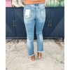 Women's Mid Rise Crop Slim Straight- Curvy - LOVERVET - 2 of 3